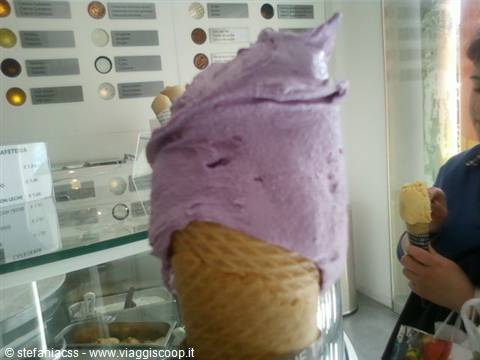 violet ice cream