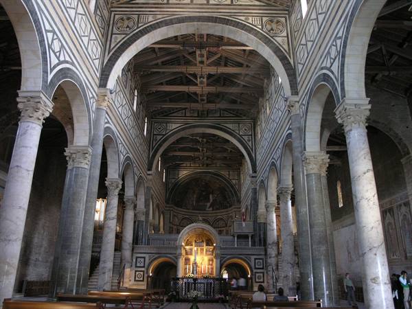 Interior of the church
