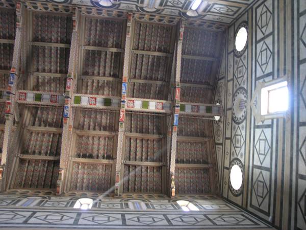 Ceiling and marbles
