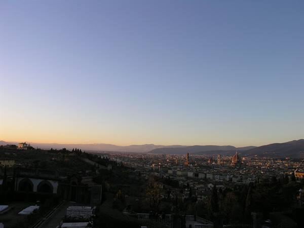 Florence, twilight