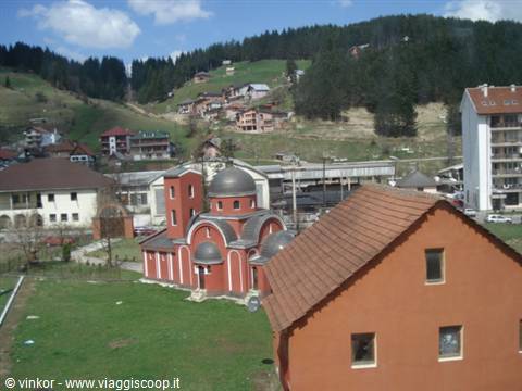 Montenegro: small town on the road to Kosovo