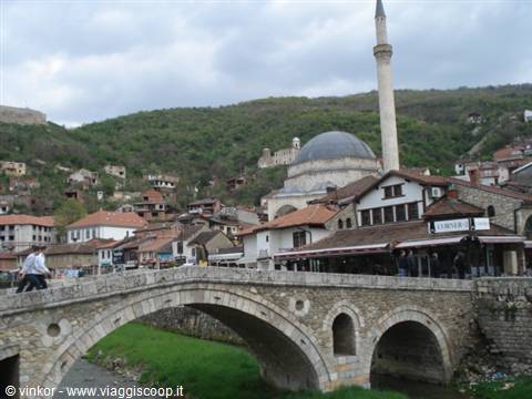 Prizren: old bridge, mosque and fortress
