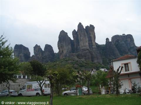 Kalambaka: view of the Meteora