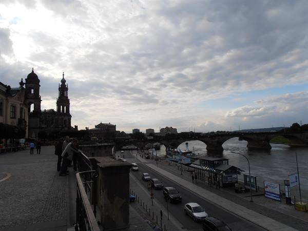 August bridge over the Elbe