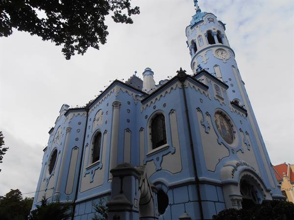the blue church of Bratislava