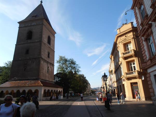 ancient tower in the centre of Kosice