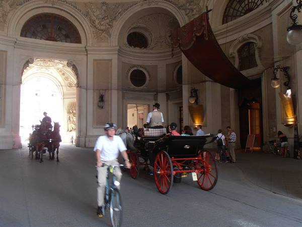 various passages in the Hofburg