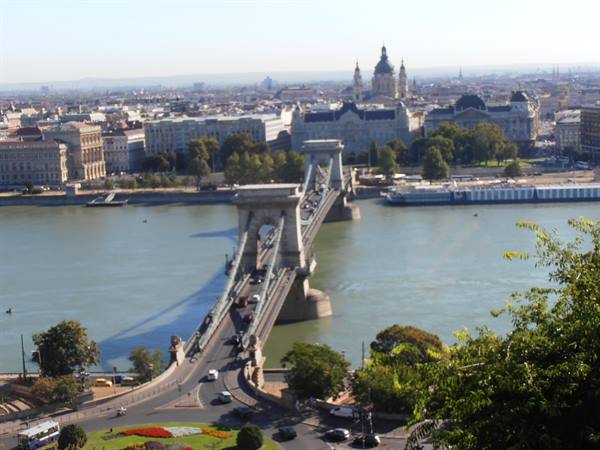 the Chain Bridge over the Danube