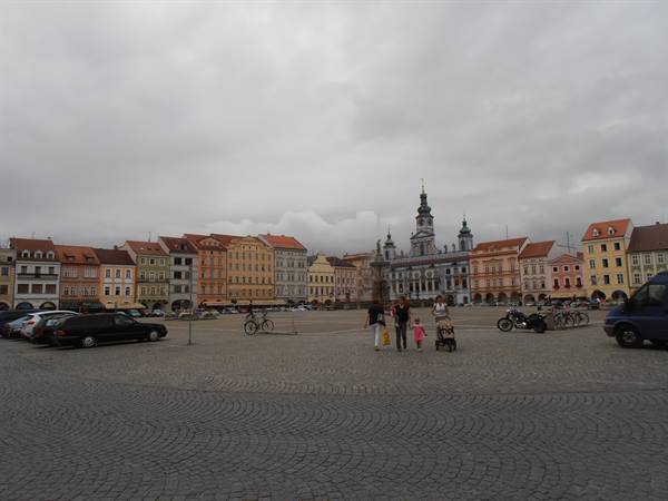 the great square of Ceske Budejovice