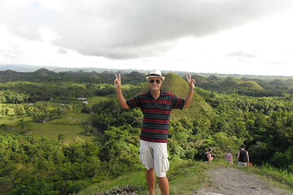 me at the Chocolate Hills, Bohol, Philippines