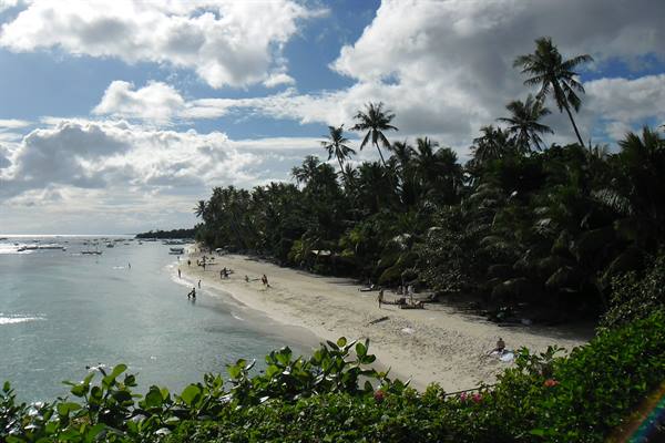 Alona beach in Bohol, Philippines