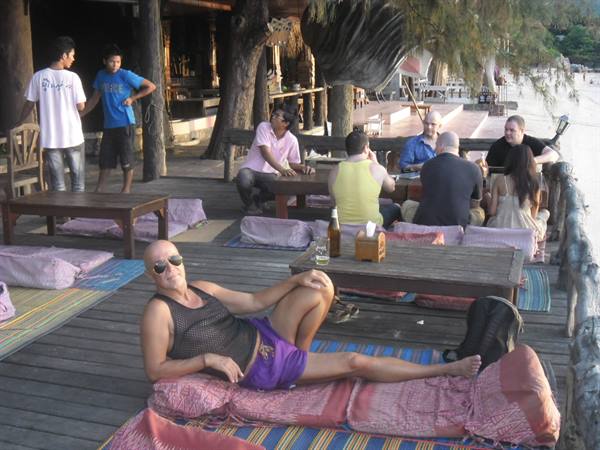 me in a beach bar in Ko Tao, Thailand