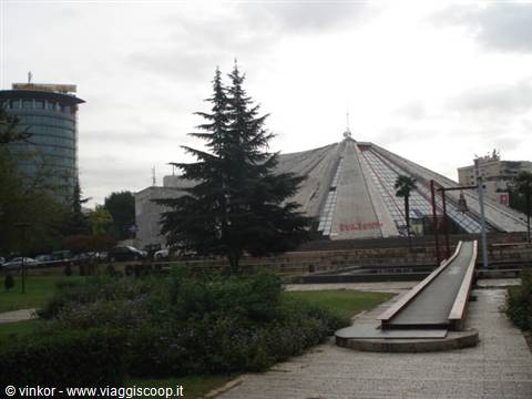 the pyramid of Tirana