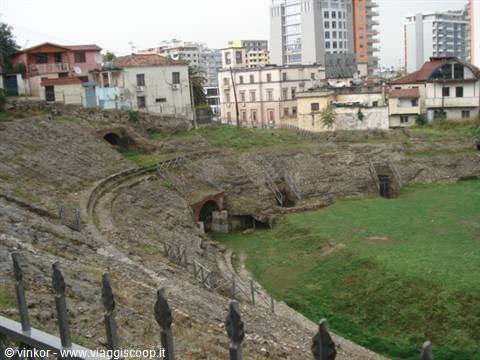the greek theatre in Durres