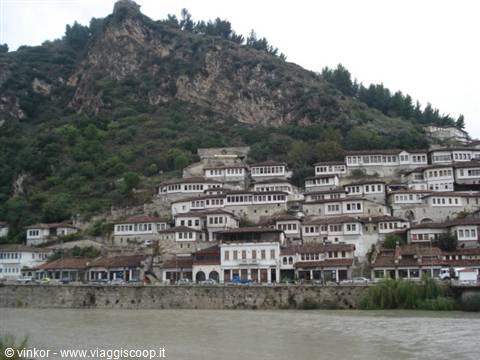 view of an ancient district of Berat