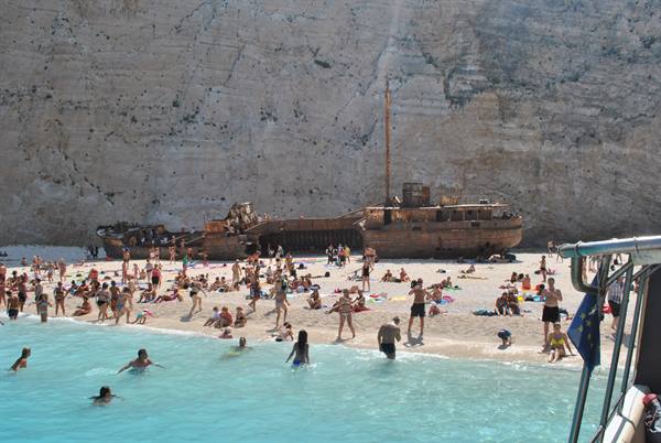 shipwreck beach in Zante