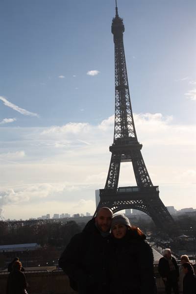 behind us, imposing