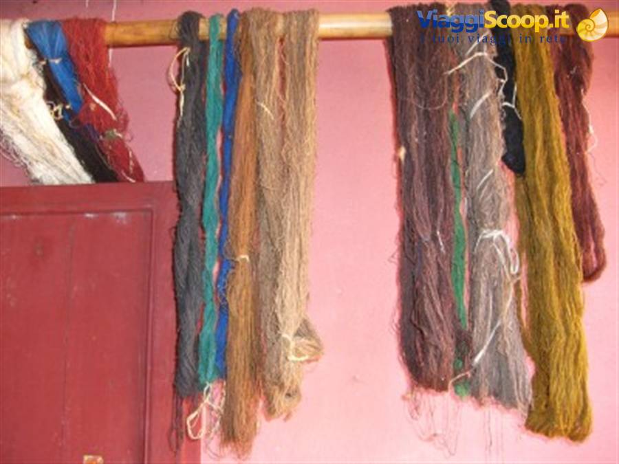 Raw silk fabric