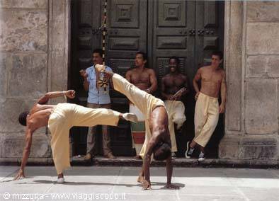 capoeira in the pelourinho(old town)