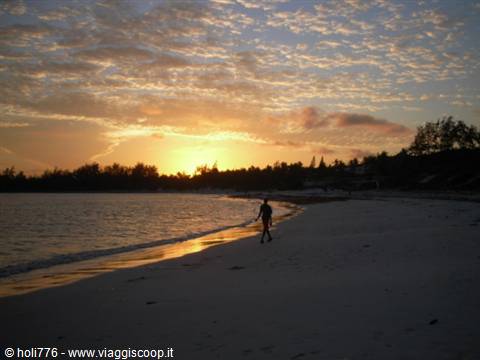 sunset in Watamu