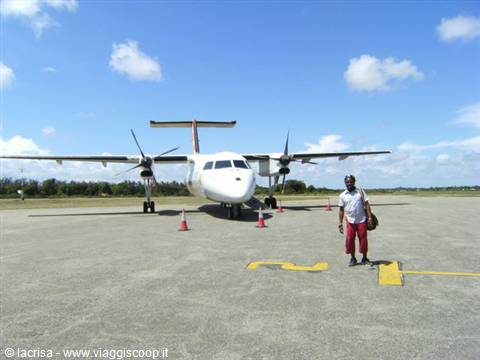 Giovanni at the malindi airport