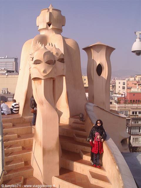 Casa Pedrera ... the roof !!!