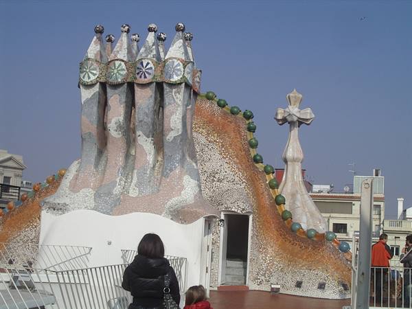 Casa Batllò ..... the roof !!!