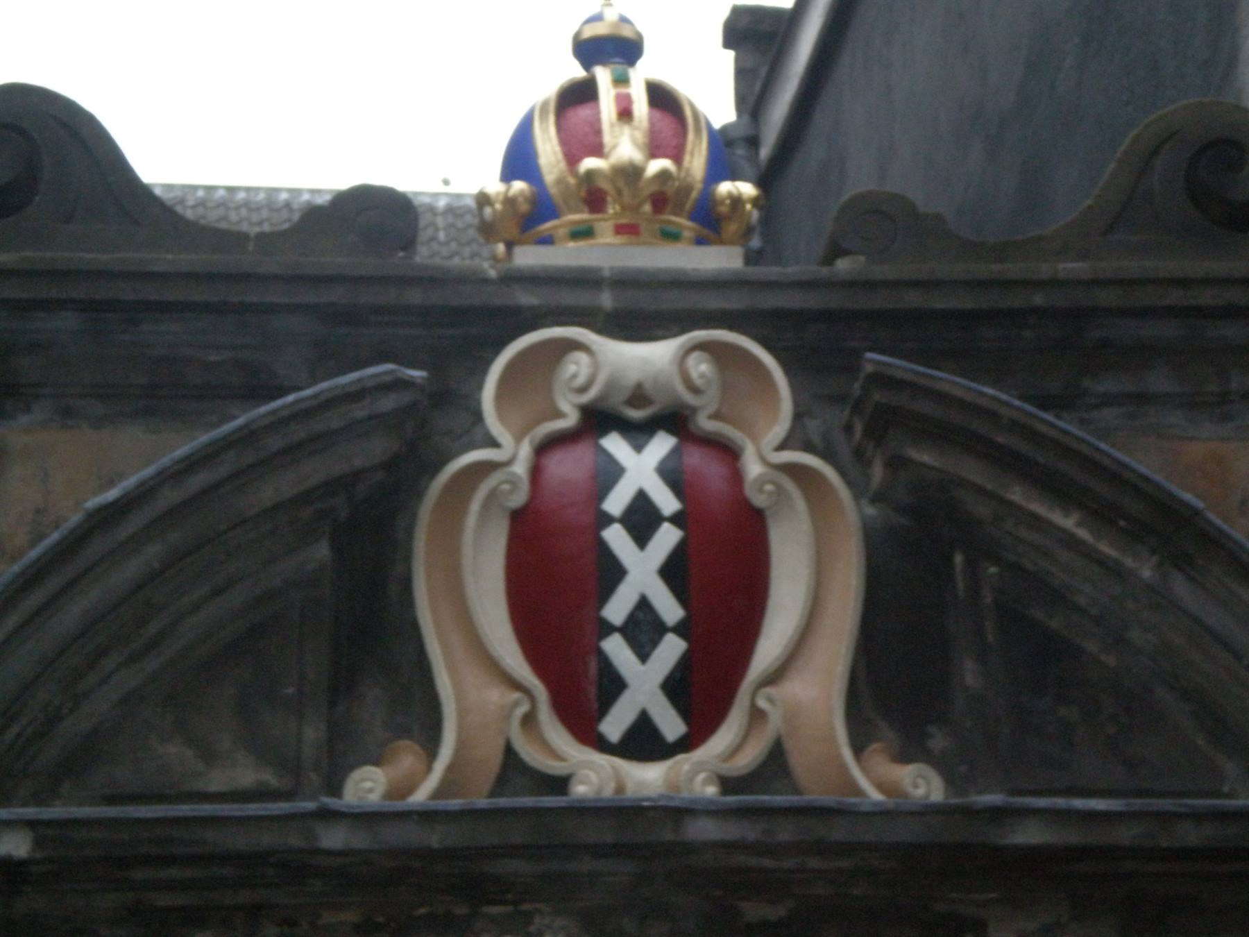 emblem of a building in Amsterdam