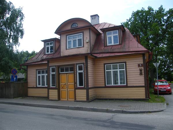 wooden house in Haapsalu