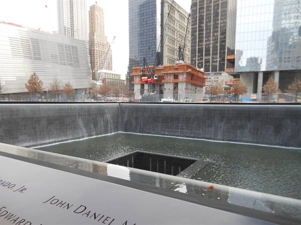 where one of the WTC towers stood