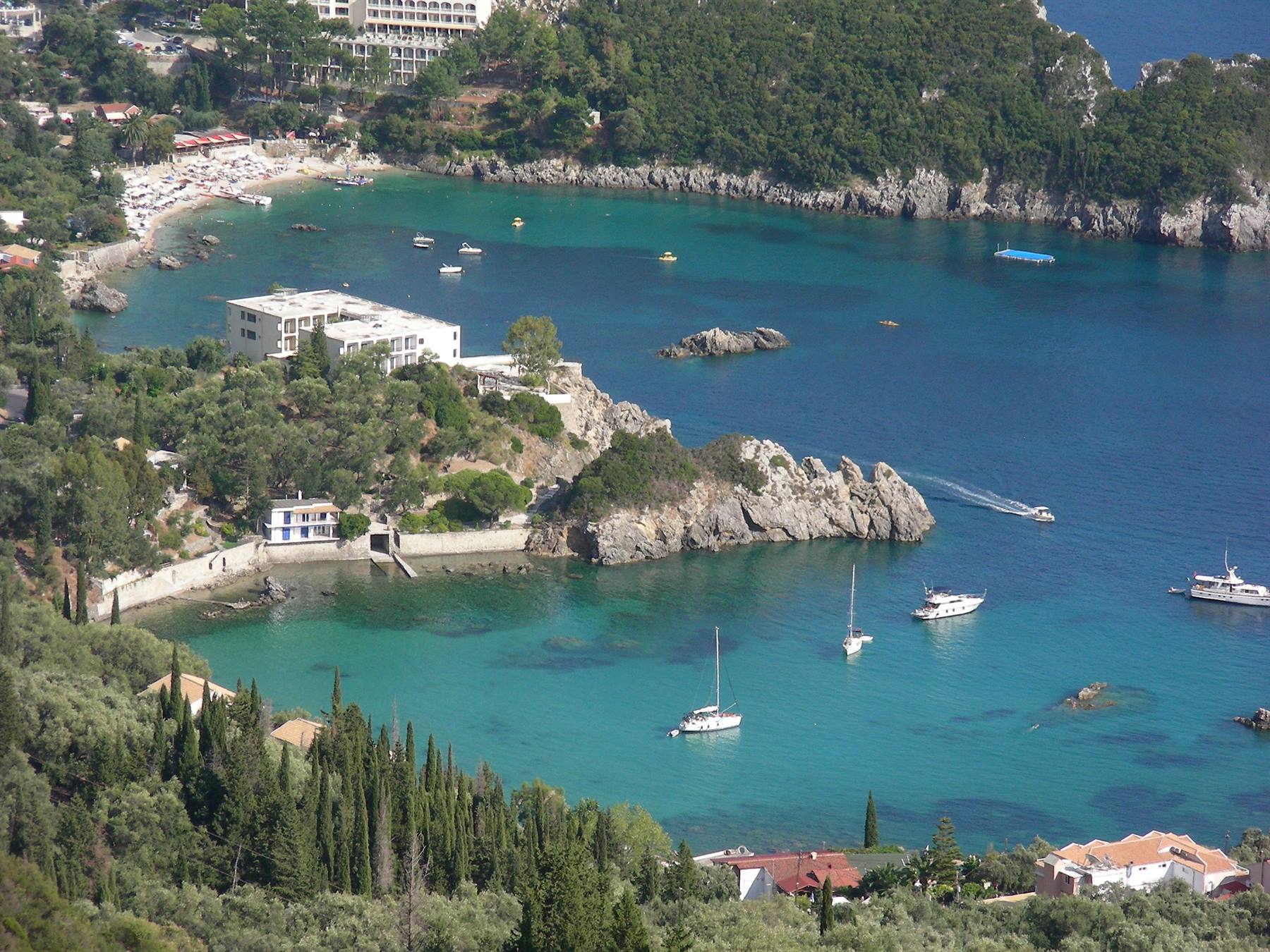 Paleokastritsa with its bays