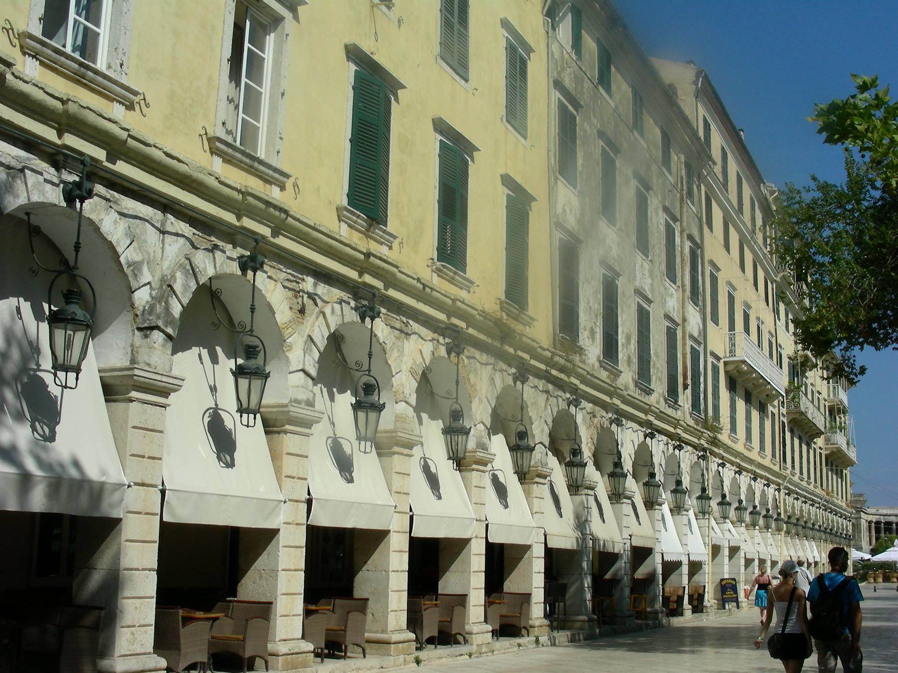 Corfu town the Liston