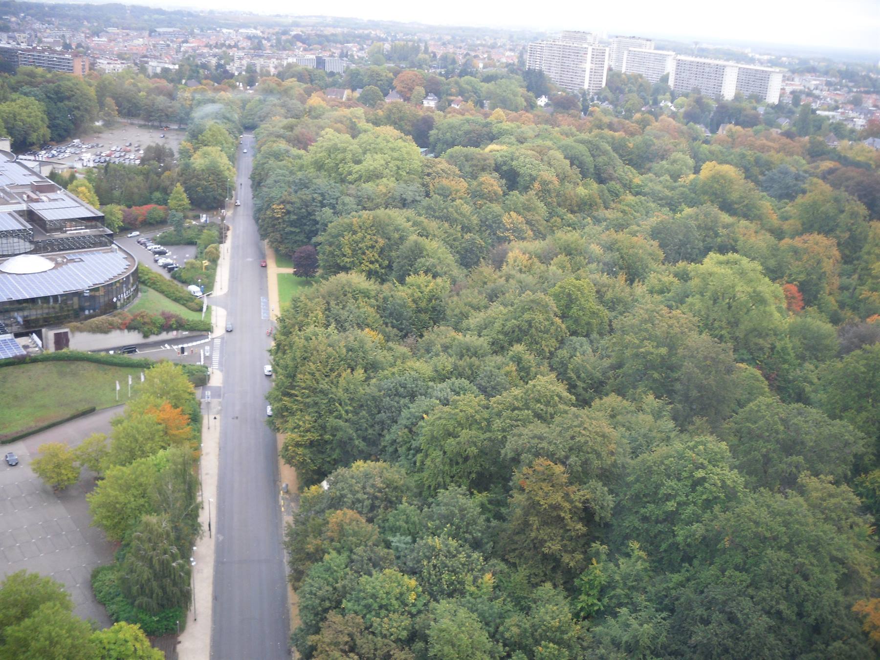 vista dall'Atomium