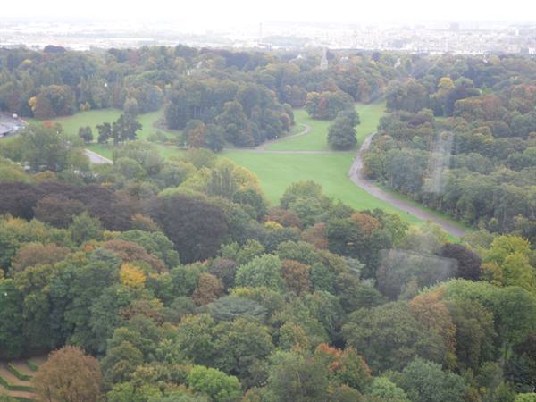 view from the atomium