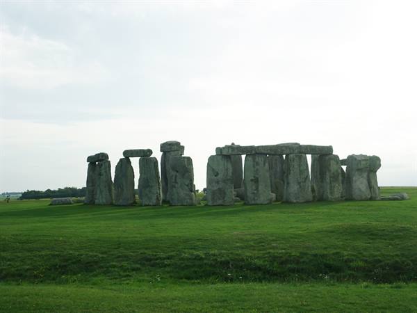 panorama of the mysterious monoliths of stonehenge, wiltshire