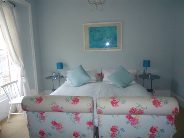 the shabby chic pastel-coloured bed and breakfast of polruan by fowey