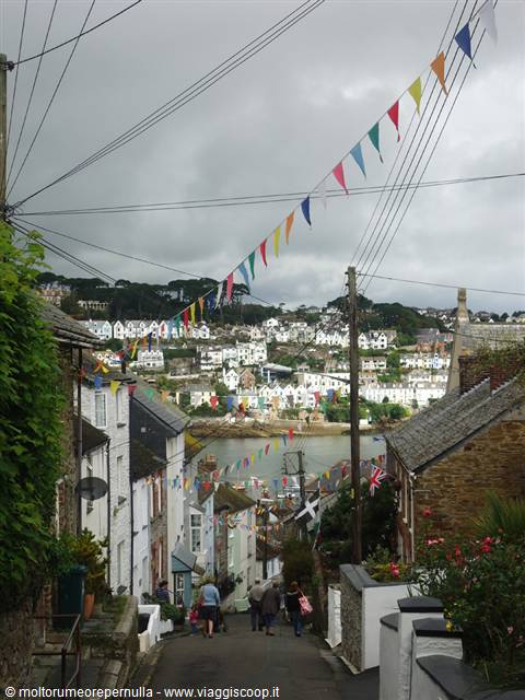polruan by fowey, the typical seaside village of south cornwall