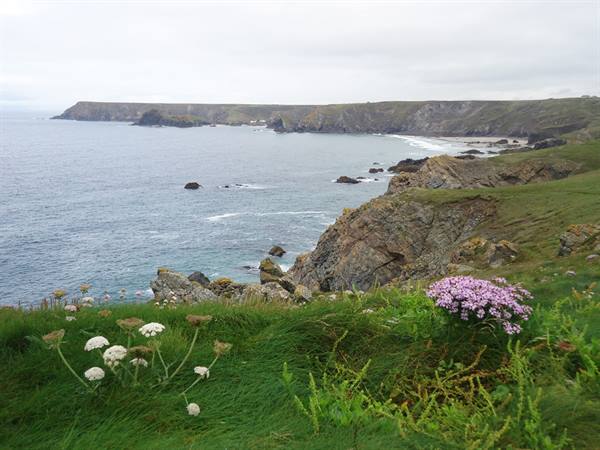 A view of the coast at Lizard Point