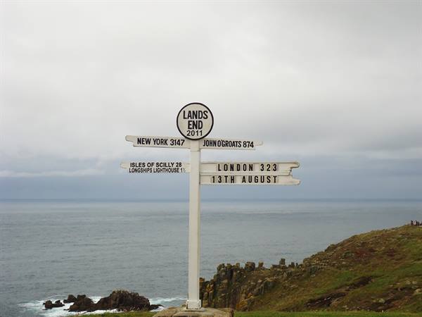 Land's End, the extreme western tip of Cornwall