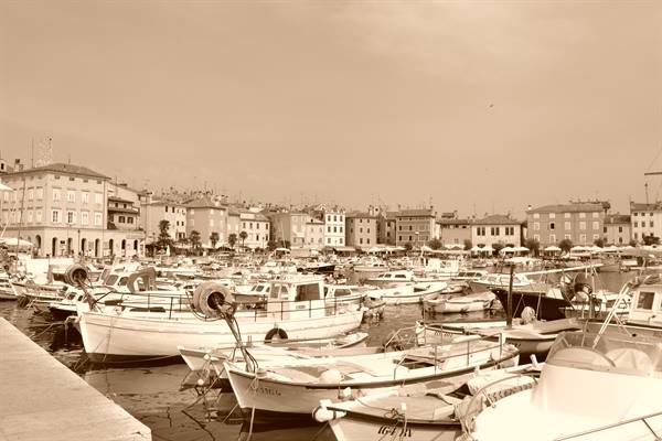 The port of Rovinj