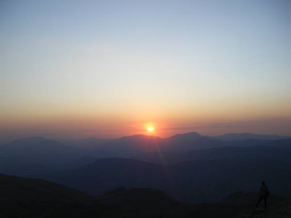 sunset at Nemrut Dagi