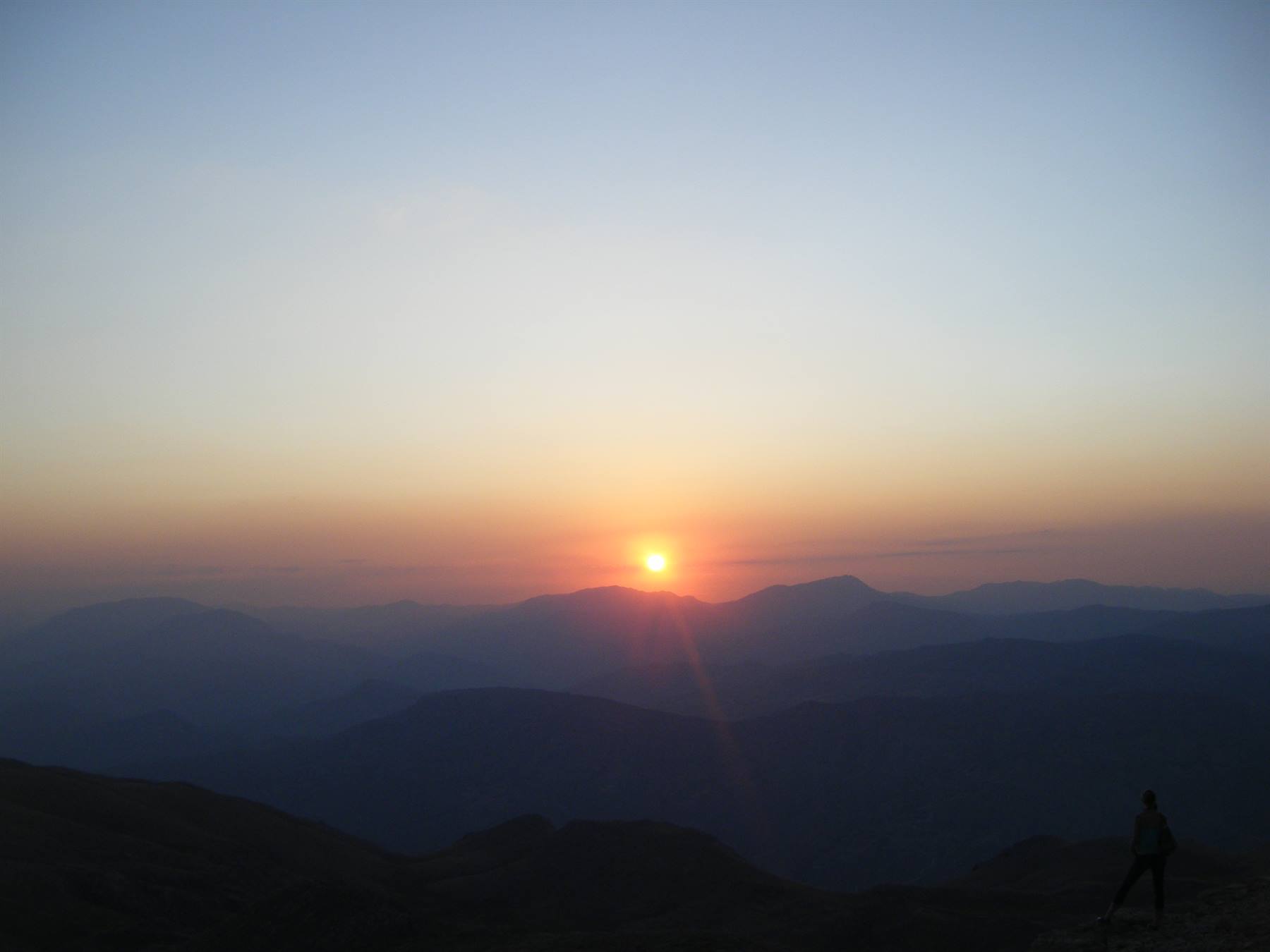sunset at Nemrut Dagi
