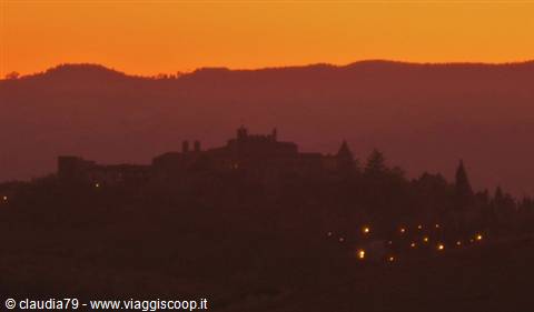 Sunsets of Tuscany, Certaldo Alto (FI), summer in Tuscany