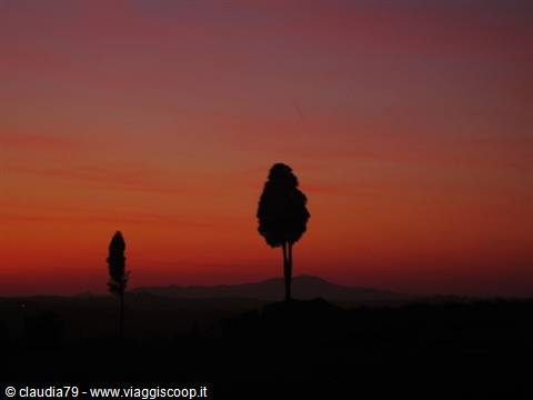 Sunsets of Tuscany, Certaldo Alto (FI), summer in Tuscany, Tuscan view