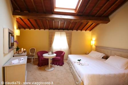 Holiday in Tuscany. The Hotel Certaldo in Tuscany in the heart of Chianti. An old 1500s mill