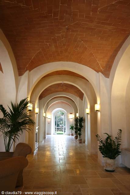 Holiday in Tuscany. The Hotel Certaldo in Tuscany in the heart of Chianti. An old 1500s mill