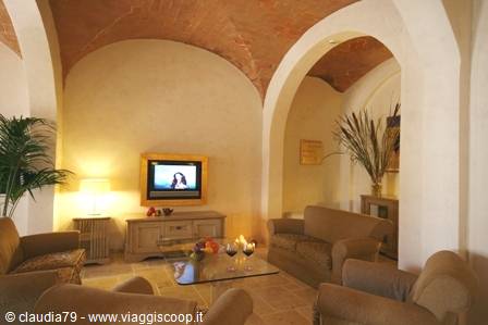 Holiday in Tuscany. The Hotel Certaldo in Tuscany in the heart of Chianti. An old 1500s mill
