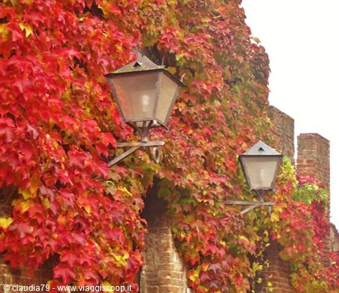 Medieval castles and villages in Tuscany. The medieval village of Certaldo Alto (Florence), in the Chianti