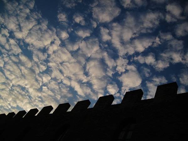 Medieval castles and villages in Tuscany. The medieval village of Certaldo Alto (Florence), in the Chianti