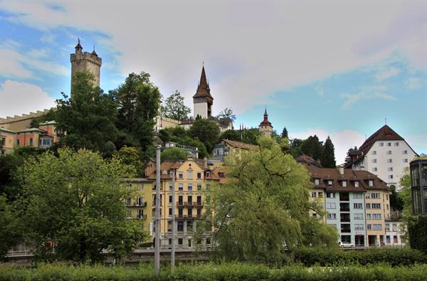 Lucerne ,Museggmauer city wall